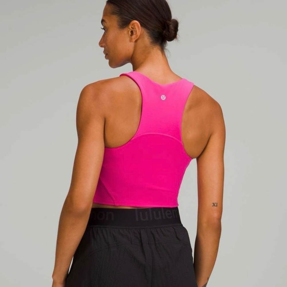 Lululemon Invigorate Training Tank – Sonic Pink – Size 8 and 2 Like New - Picture 2 of 9